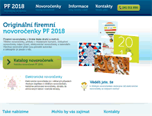 Tablet Screenshot of pf.cz